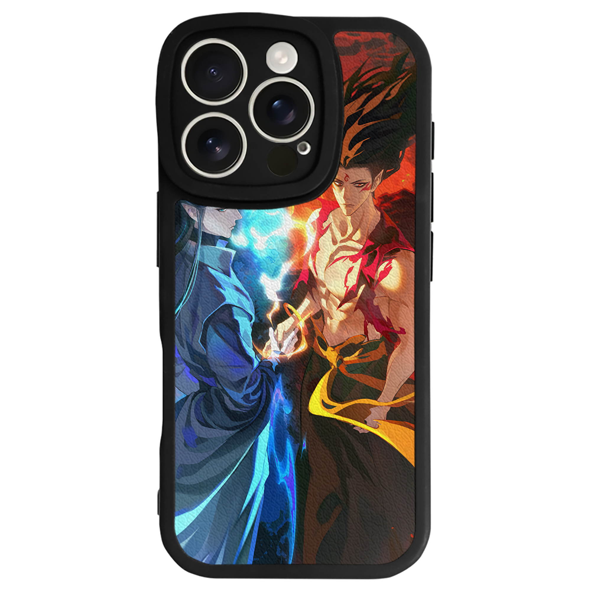 （画像用） Ne Zha 2 ナタ 魔童の大暴れ 【iPhone 16シリーズ対応】シリコンスマホケース（レザー調） 材質：シリコン